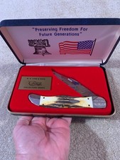 Vintage 1990 Case XX 5165 SS Genuine Stag Desert Sorm #971/1000 picture