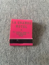 Vintage Advertising Match book La Grande Motel Cloverdale California picture