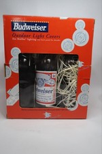 Budweiser Outdoor Light Covers Set of 6 Beer Bottles Fits Malibu Lights 1999 B4 picture