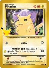 Pikachu Holofoil [30C - 58/102] Classic Collection Near Mint picture