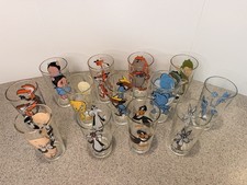Vintage Pepsi Collector Series Glasses Set Looney Tunes Tom & Jerry 1970s picture