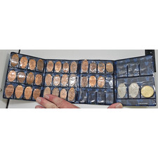 Rare 2000 Disneyland First Edition Pressed Penny Book Wallet 34 Retired Coins picture