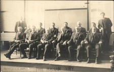 Bennington Vermont VT Mahan Jury Murder Trial Real Photo Postcard bhn picture
