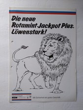 NSM Löwen Rotamint Jackpot Plus Slot Machine Brochure 1980s German Casino Ad picture