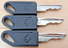 Samsonite Luggage Key Set of 3 Matching Keys 