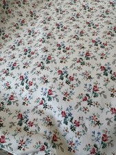 Vintage 80’s Ralph Lauren Martha Cottage Style Ditsy Roses Floral Cotton Fabric picture
