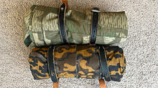 Two WWII German Zeltbahn Replicas With Straps/Excellent Condition picture