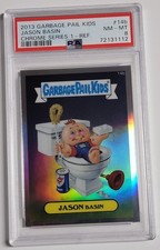 2013 Topps Chrome Refractor Jason Basin Garbage Pail Kids #14B PSA 8 Nm-Mt GPK picture