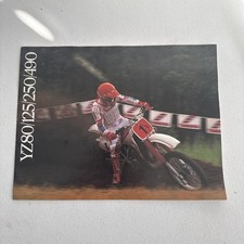 Yamaha 1988 Vintage Dealer Sales Brochure Yamaha YZ250 125 490 80 Motocross picture