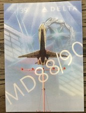 Delta Air Lines Pilot Trading Card #39 MD88 /90 From 2015 RARE picture