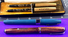 Vintage Osmiroid Fountain pen England #2668 @ 2 Chanel #5 ink @ Capital Tray JA picture