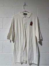 RARE 2000 Ford Mustang SVT Cobra R Employee Collared Shirt Race Car Racing White picture