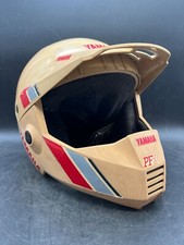 Vintage Yamaha PF1 Lazer 218 Sports Helmet Motorcycle Motorcross Bike Head Gear picture
