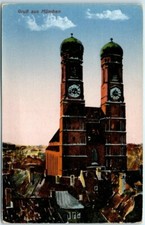 Postcard - Frauenkirche - Greetings from Munich, Germany picture