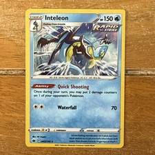Inteleon 043/198 Cosmos Holo HD SWIRL Pokemon TCG LP picture