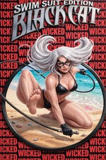 Black Cat Swimsuit Spider-Man ASM #300 Homage Cosplay Comic Cover picture
