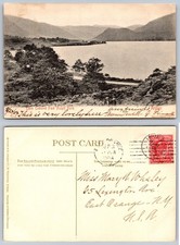 1904 Loch Lomond from Pulpit Rock Scotland Antique Stengel Postcard Ardlui picture