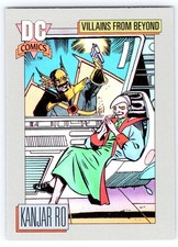 1992 DC Cosmic Cards #134 Kanjar Ro Impel Villains From Beyond Thanagar Hawkman  picture