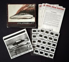 1987 Pontiac Pursuit Concept Car Press Kit 18 Factory Photos 36 Slides picture