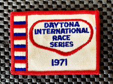 1971 DAYTONA INTERNATIONAL RACE SERIES SEW ON ONLY PATCH NASCAR 3 1/2