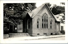 1939 Vintage Real Photo RPPC Postcard M.E. Church Sutton West Virginia - Weidman picture