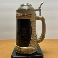 VTG Terry Redlin Pure Contentment Beer Stein Tankard Perfect Getaway Hadley 393A picture