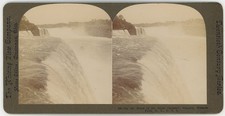 NEW YORK STEREOVIEW - Niagara Falls - Brink of the Great Cataract - Whiting View picture