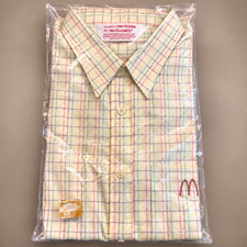 Vintage 1976 McDonald's Van Heusen Uniform Shirt Original Packaging Embroidered picture