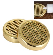 2pcs Gold Round Cigar Humidifier Tobacco Humidor Moisturizing Sticker Portable picture