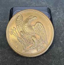 1830's Federal Round Shoulder Plate With Eagle picture