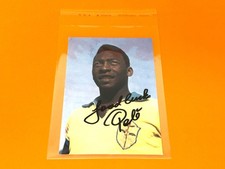 1970 PELE Bergmann FOOTBALL WORLD CUP original signature picture