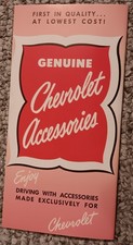 Vintage Chevrolet Genuine Accessories Sales Brochure For 1949 Chevy picture