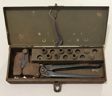 VTG. Bernard-No. 9 Metal Hand Punch Kit-W. Schollhorn Co.-New Haven, CT picture