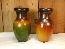 Lot of 2 Elegant Expressions Pottery Vases picture