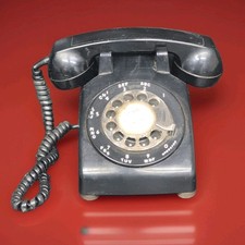 Vintage Black Stromberg Carlson Rotary Dial Telephone USA Untested picture