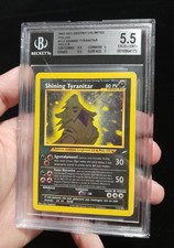 Pokemon Shining Tyranitar Neo Destiny 2002 ITA Holo 113/105 BGS 5.5 picture