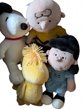 Peanuts Plush Lot 4 Snoopy Charlie Brown Lucy Woodstock Stuffed Dolls 10