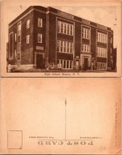 Vintage Postcard High School Roscoe NY Eagle Postcard Co Sepia Tone Divided Back picture