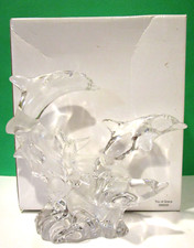 LENOX CRYSTAL TRIO OF GRACE FIGURINE -- DOLPHIN -- Made in Germany -- NEW in BOX picture