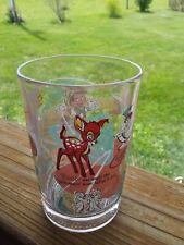 McDonald's Disney Drinking Glass Cup Tumbler 100 Years Of Magic Pinocchio, Bambi picture