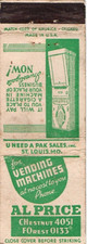 Al Price-U Need A Pak Sales-Vending Machines-St Louis-Missouri-Mo picture