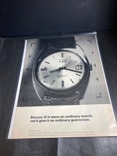 1967 Vintage Original Print BENRUS VOYAGER Watch picture