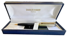 Charles Hubert Paris Fine Quality Black and Gold Mechanical Pencil New in Box picture
