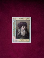 Leonardo Da VINCI 1897-1904 FOTOTIPIAS Pintores #9 Rookie Era Match (STOLLWERCK) picture