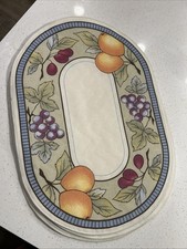 Vintage Mikasa Garden Harvest Placemats picture