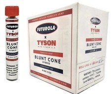 Futurola Mike Tyson Blunt Cones Hybrid Knockout OG King Size 12 Tubes box picture