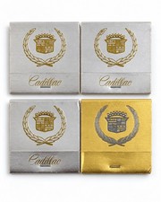 Vintage Cadillac Full Matchbooks Lot of 4 Hartman Motor Sales Mt Pleasant MI picture