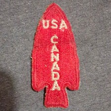 Original WW2 1st Special Service Force FSSF Devils Brigade Arrowhead Patch VTG picture