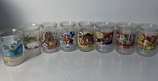 Vintage Welch’s Character Jelly Glasses Lot Disney Lion King Dragon Tales picture