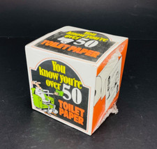 Vintage Humorous Novelty Comic Toilet Paper - You Know You're Over 50 - NOS picture